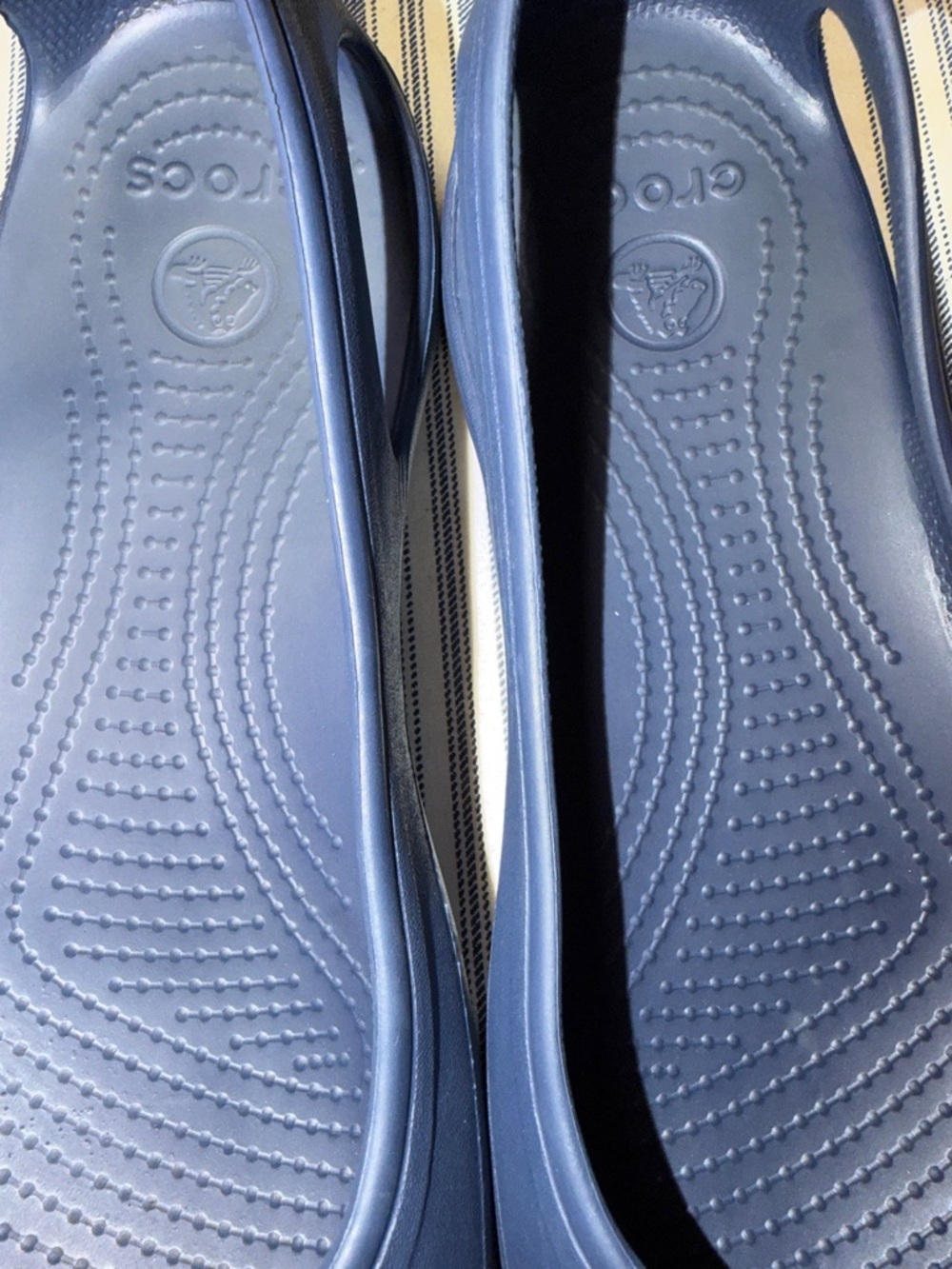 CROCS Navy Blue Ballet Flats - Picture 7 of 7